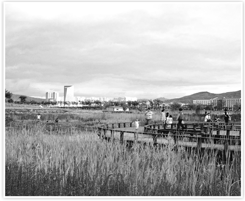 　　承德湿地绕城。 承 宣摄