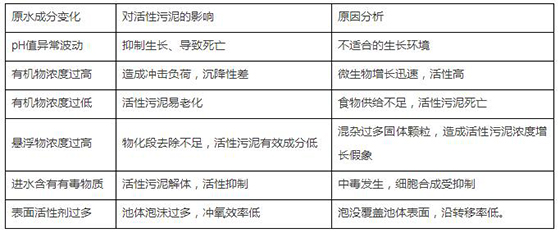 废水处理中污泥常见问题