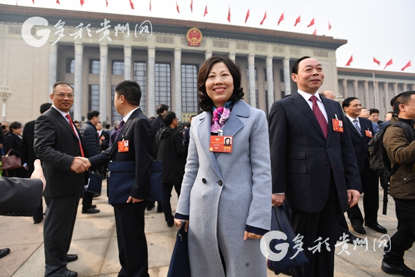 全国政协委员,贵阳市政府副市长魏定梅(记者 赵曌摄)