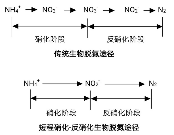 短程硝化反硝化与同步硝化反硝化的区别!