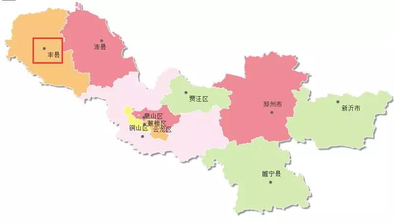 丰县城区各路地图图片