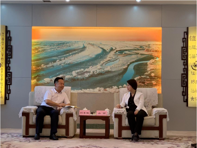 中铁环境总经理刘东斌与佳木斯市政府开展商务交流