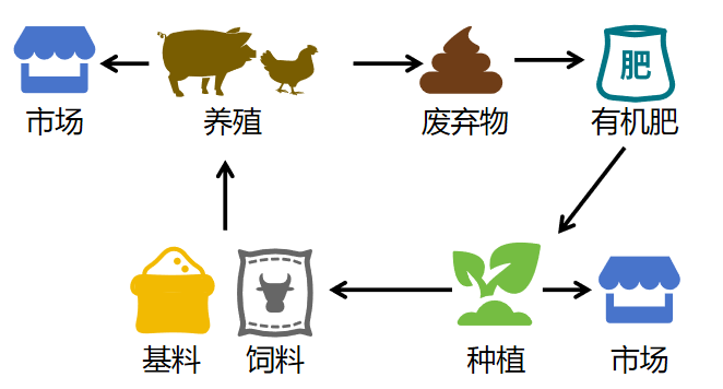 农业循环示意图